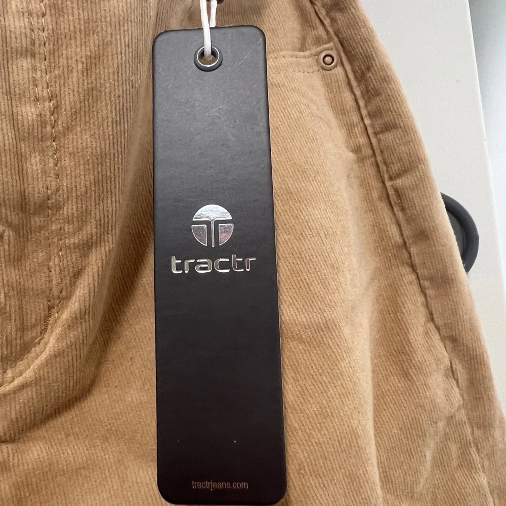 4. Tractr Camel Color Jeans - Picture 3 of 5